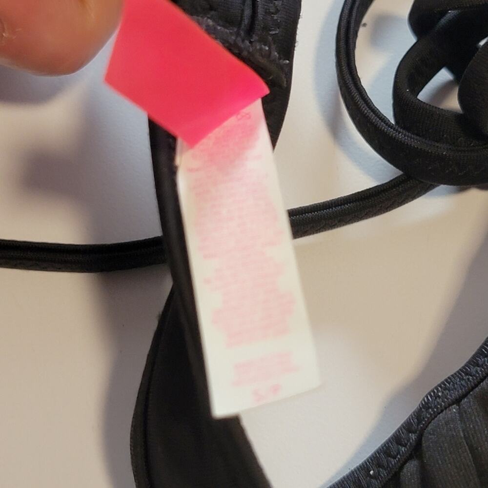 Victoria's Secret Black Tassel Fringe Bikini Top - S - Picture 6 of 6